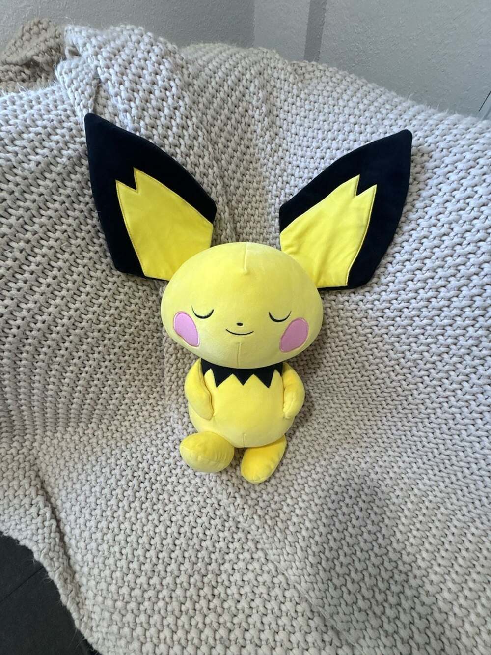 Jazwares Pokemon 18-inch Sleeping Pichu Plush Stuffed Animal
